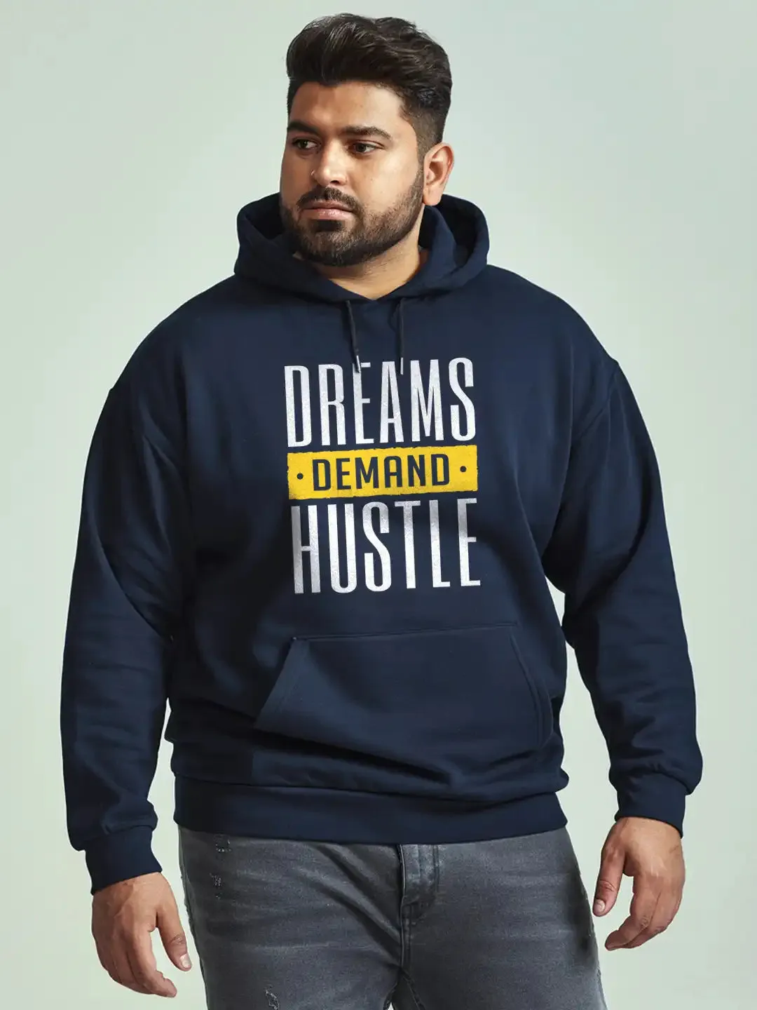 || DREAMS DEMAND HUSTLE || PLUS SIZE ||