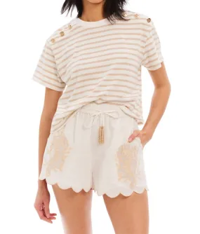 Allison New York - Stripe brooklyn tee