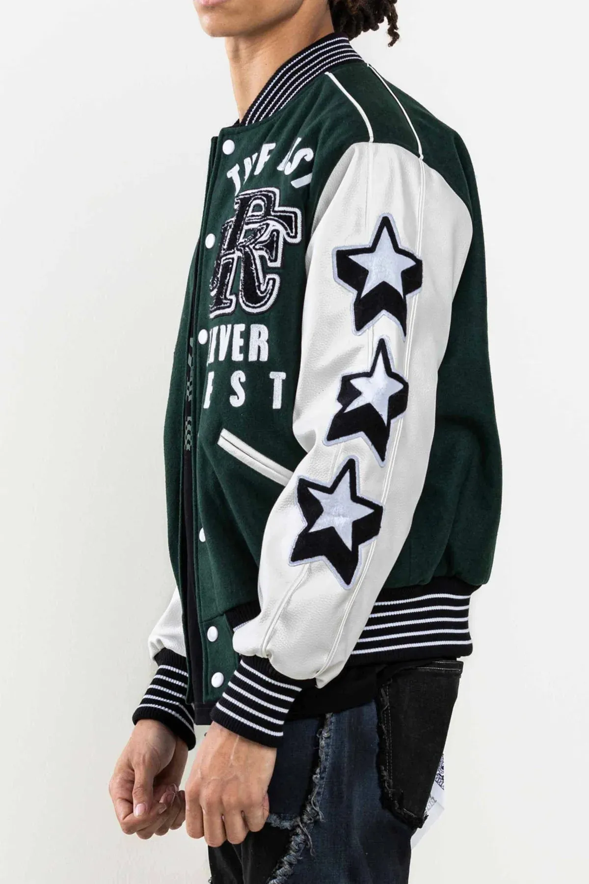 First Row THE BEST NEVER REST CHAMPIONSHIP VARSITY JACKET