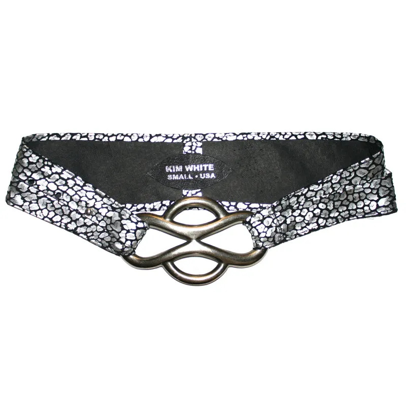 Infinity Waist Belt - Silver Baby Cheetah
