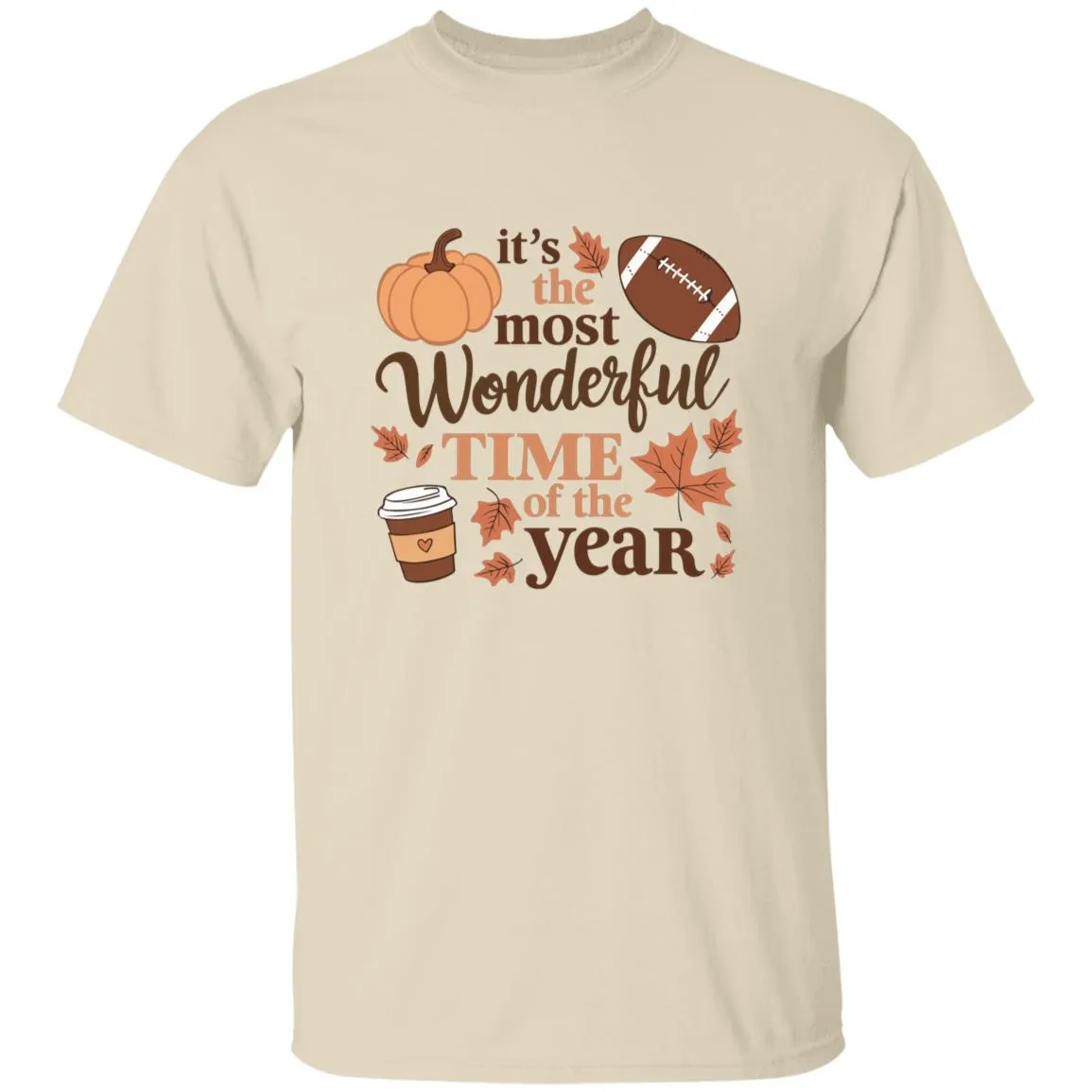 It's The Most Wonderful Time Of The Year Funny Men Women Thanksgiving Football T-Shirt