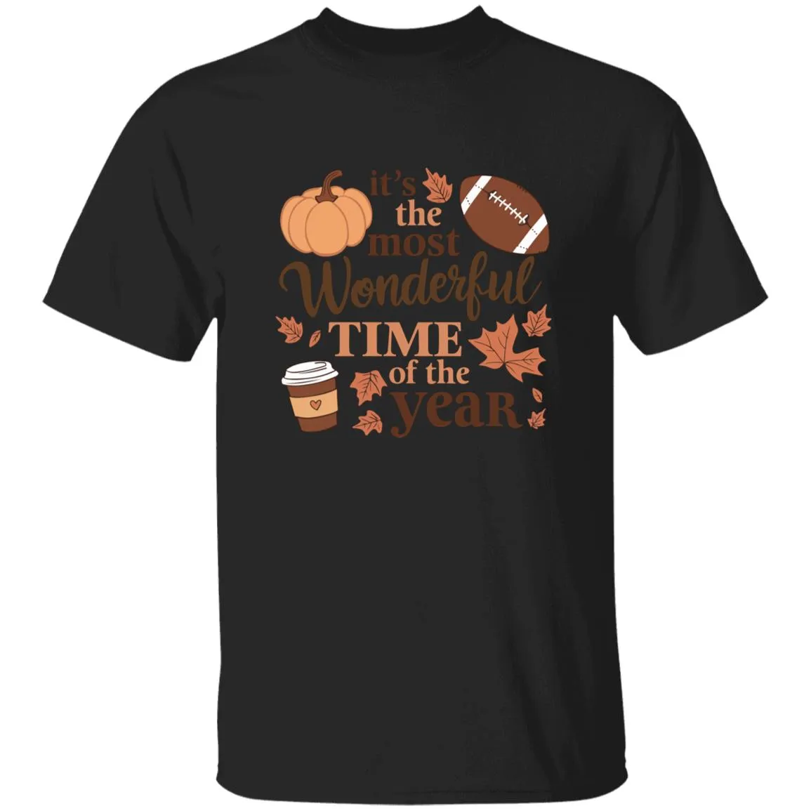 It's The Most Wonderful Time Of The Year Funny Men Women Thanksgiving Football T-Shirt