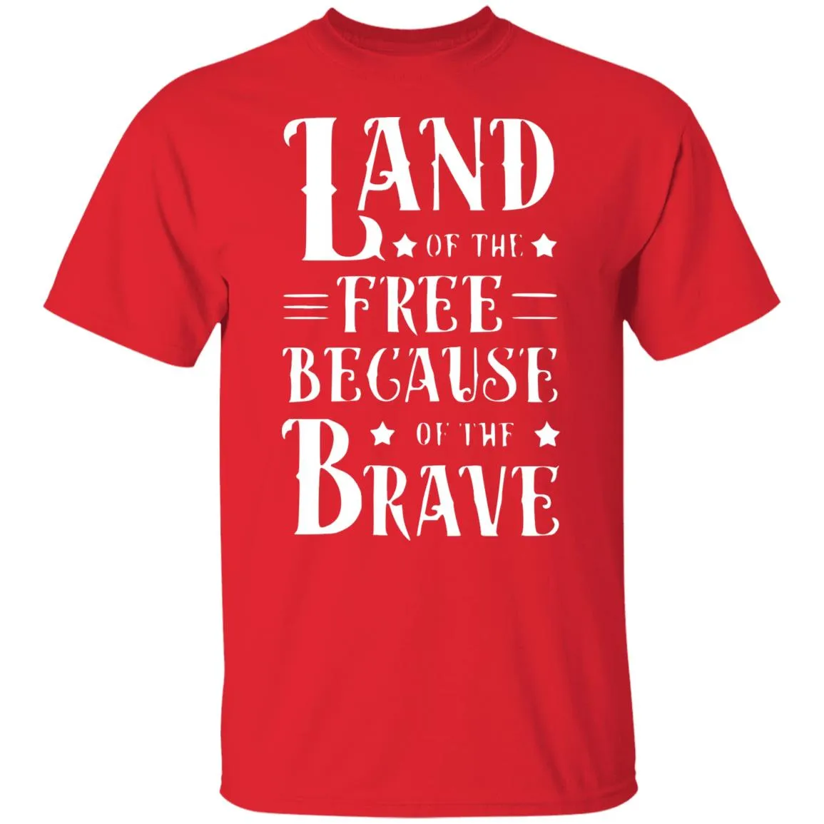 Land of the Free 5.3 oz. T-Shirt Unisex