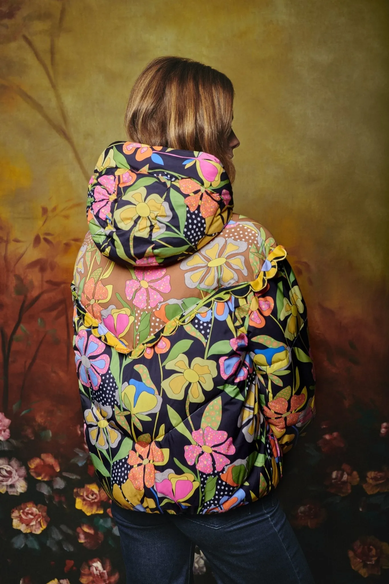 OREGON COAT BLACK-YELLOW
