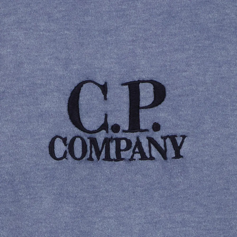 Plated Jersey Embroidered Logo T-Shirt