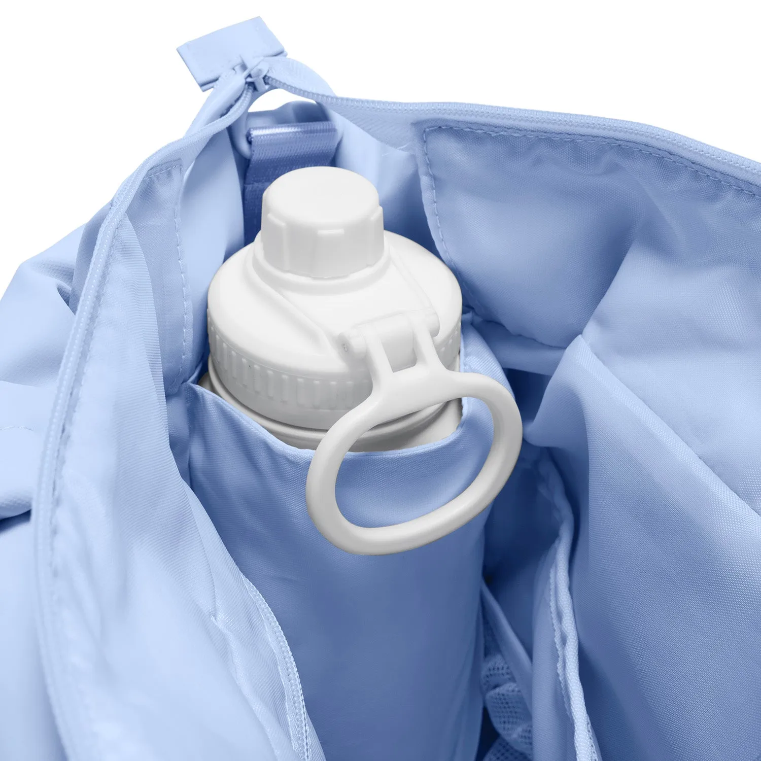 The Puffer Travel Tote - Light Blue