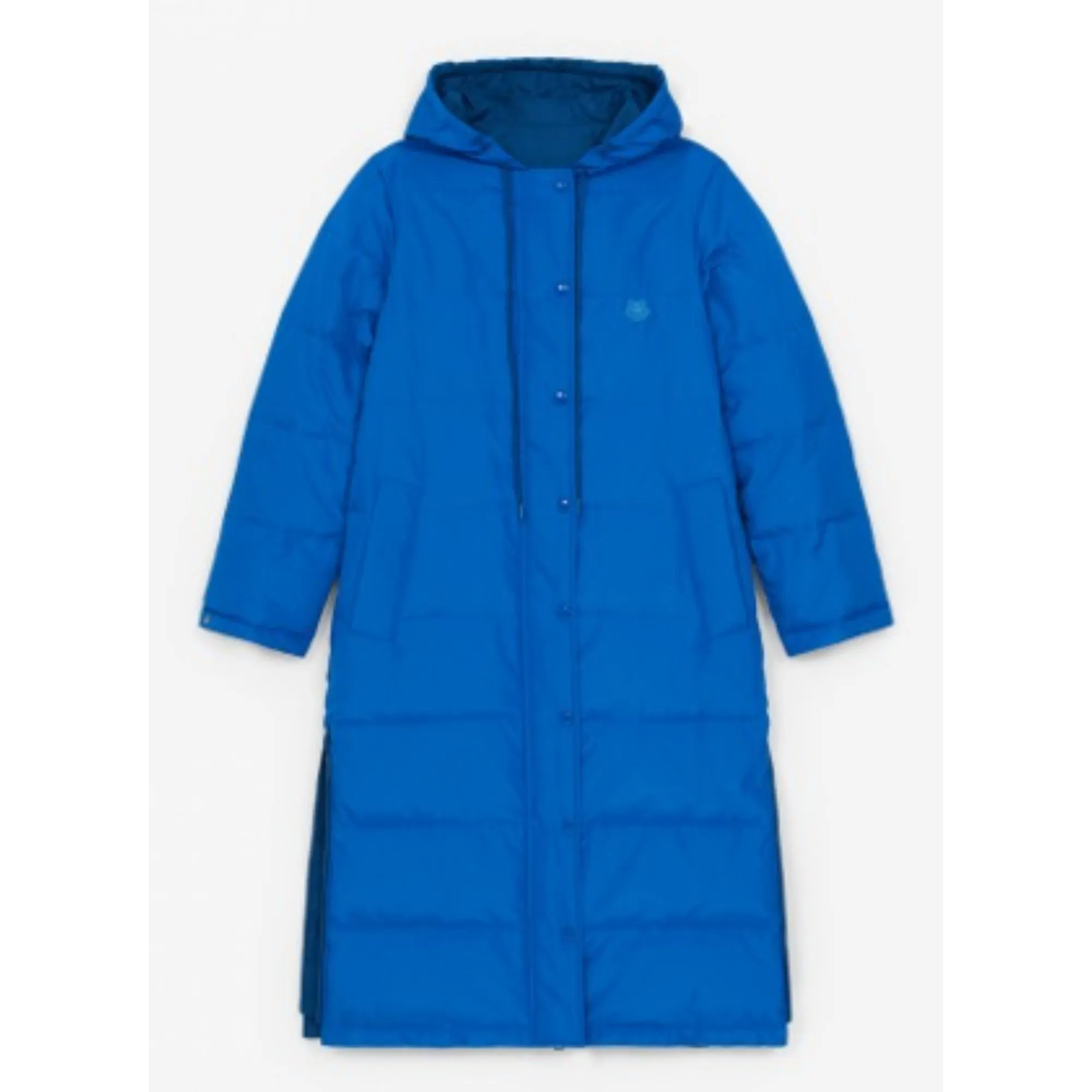 Women Elongated Puffer Reversible - Midnight Blue